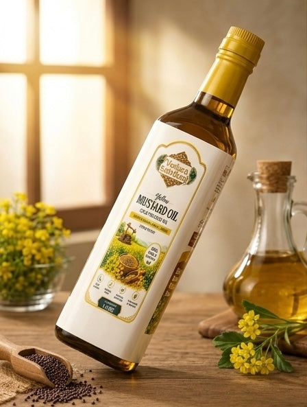 Vedura Satvikraj Pure Yellow Mustard Oil