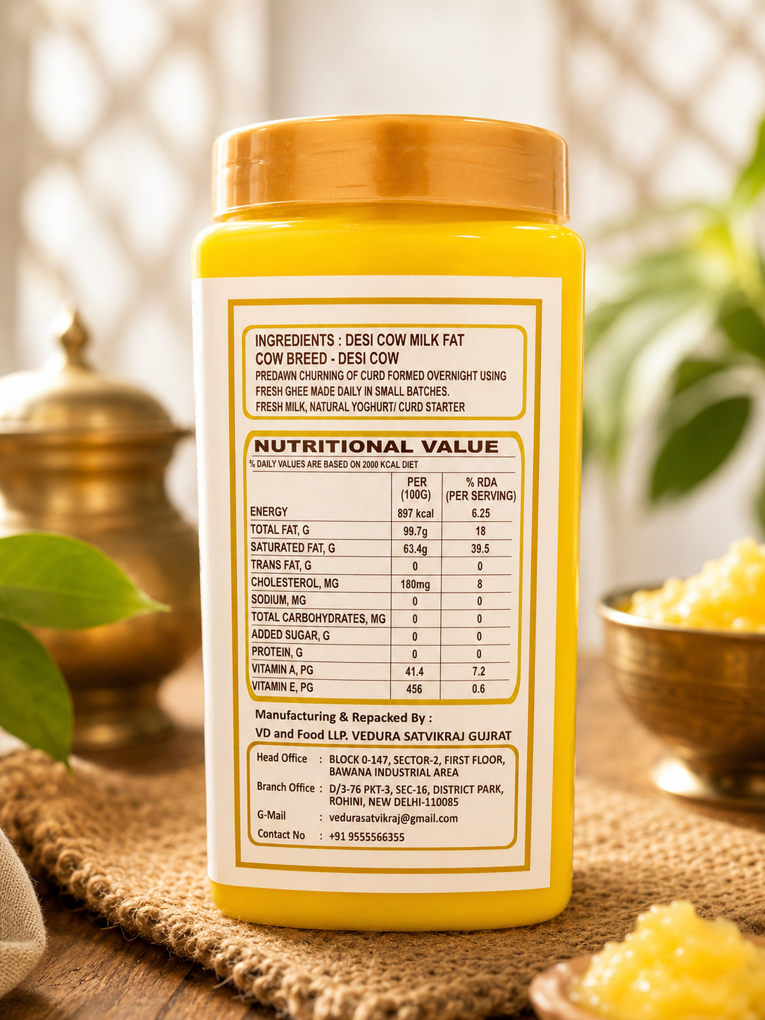 Vedura Satvikraj Desi Cow Ghee